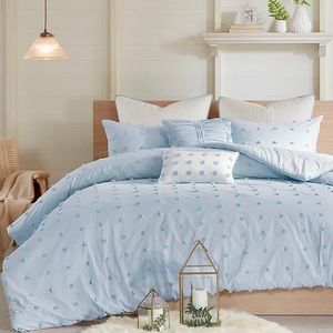 Joss & Main Blue Dotted Duvet/Comforter (PERFECT FOR DORM BED)